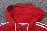 24-25 Flamengo Red Black Windbreaker