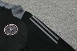 24-25 Inter Miami Black Half Pull Tracksuit (半拉链)