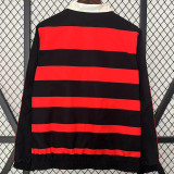 23-24 Flamengo Red & Beige Double Sided Windbreaker (双面风衣)
