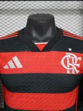 2024-25 Flamengo Home Long Sleeve Player Version Soccer Jersey (长袖球员)