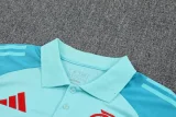 2025-26 Flamengo Sky Blue Polo Short Sleeve