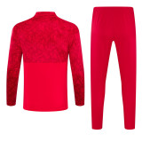24-25 Fluminense Red Half Pull Tracksuit (半拉链)