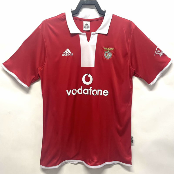 2004-2005 Benfica Home Retro Soccer Jersey