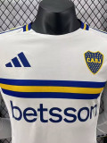 24-25 Boca Juniors Away Long Sleeve Player Version Soccer Jersey (长袖球员)