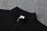 2025 AD Black Jacket Tracksuit #2308
