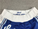 Lakers LOS Blue City Edition Top Quality NBA Pocket Pants *湖人队