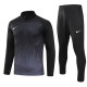 2024 NK Black Half Pull Tracksuit (半拉链)