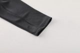 2024 AD Dark gray Half Pull Tracksuit #AB07 (半拉链)