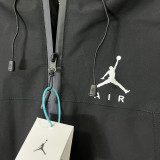 2024 Jordan Cotton Thickened warm Black Outdoor Jackets #A800加棉冲锋衣