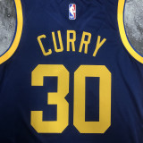 22-23 WARRIORS CURRY #30 Royal blue Top Quality Hot Pressing NBA Jersey (Trapeze Edition)