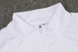 2024 AD White Kids Half Pull Tracksuit (童装)(半拉链)