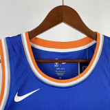 22-23 KNICKS BARRETT #9 Blue Top Quality Hot Pressing NBA Jersey