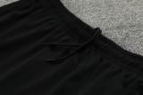 2024 JOM Black White Half Pull Tracksuit #809(半拉链)