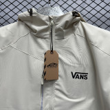 2024 VANS Velvet Thickened warm Beige Outdoor Jackets #F7加绒冲锋衣