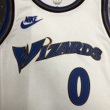 22-23 Wizards ARENAS #0 White Top Quality Hot Pressing NBA Jersey (Retro Logo)