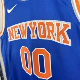 2022-23 KNICKS CLARKSON #00 Blue Top Quality Hot Pressing NBA Jersey
