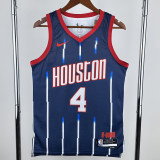 22-23 Rockets CREEN #4 Royal blue City Edition Top Quality Hot Pressing NBA Jersey