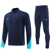 2024 NK Royal blue Jacket Tracksuit #2306(深蓝袖)