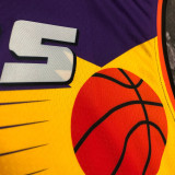 22-23 SUNS PAUL #3 Purple Top Quality Hot Pressing NBA Jersey (Retro Logo)