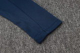 2024 NK Royal Blue Half Pull Tracksuit #05(半拉链)(红色领)
