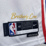 22-23 76ERS MAXEY #0 White Top Quality Hot Pressing NBA Jersey