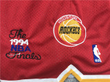 Rockets Knicks Red blue City Edition Top Quality NBA Pocket Pants *火箭拼尼克斯