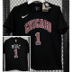 T160 BULLS ROSE #1 Black High Quality Casual T-Shirt