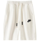 2025 NK White Pure Cotton Fabric Casual Short Pants