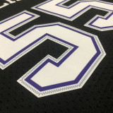 2001 Kings WILLIAMS #55 Black Retro Top Quality Hot Pressing NBA Jersey