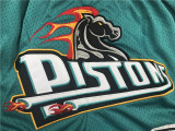 Pistons Green City Edition Top Quality NBA Pocket Pants #活塞队