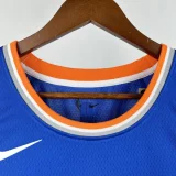 2022-23 KNICKS CLARKSON #00 Blue Top Quality Hot Pressing NBA Jersey