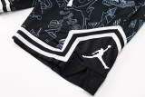 C2441 Jordan Black Casual Short Pants