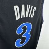 23-24 Dallas Mavericks DAVIS #3 Black City Edition Top Quality Hot Pressing NBA Jersey(V领)