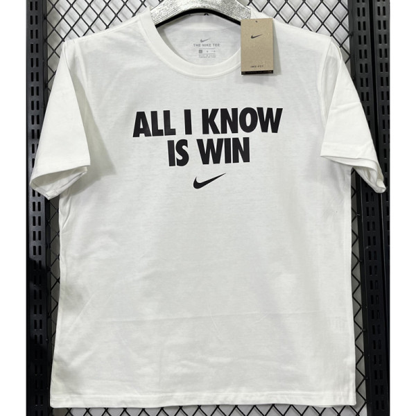 T204 NK White High Quality Casual T-Shirt #字母