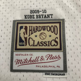 2009-10 LAKERS BRYANT #24 White Retro Top Quality Hot Pressing NBA Jersey(V领)