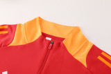 2024 AD Red Half Pull Tracksuit #AB07 (半拉链)