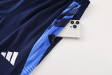 2024 AD Royal blue Half Pull Tracksuit #AB07 (半拉链)
