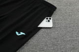 2024 JOM Black White Half Pull Tracksuit #809(半拉链)