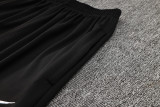 24-25 NK Black Kids Half Pull Tracksuit #05(童装半拉链)(白色领)