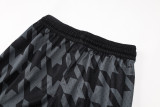 C2443 Jordan Black Grey Casual Short Pants