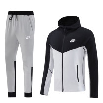 2024 NK Black gray Hoodie Jacket Tracksuit #NM08(黑灰色)