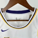 2022-23 Lakers AYTON #5 White Top Quality Hot Pressing NBA Jersey(圆领)