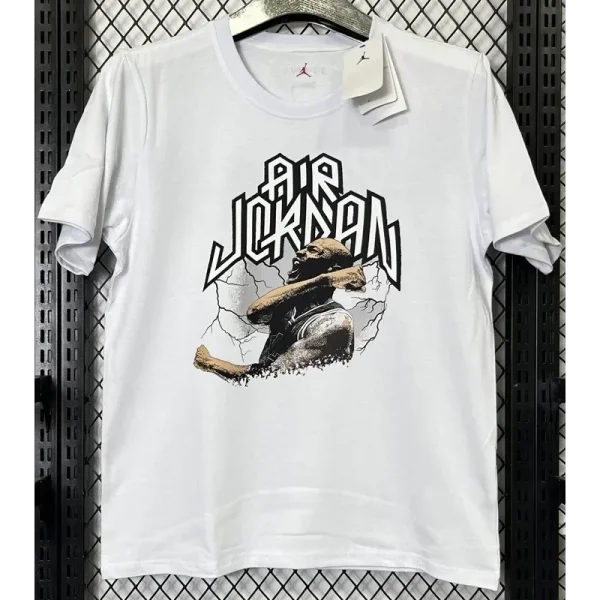 T281 Jordan White High Quality Casual T-Shirt