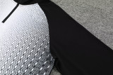 2024 JOM White Black Half Pull Tracksuit #811(半拉链)