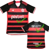 24-25 Flamengo Home Long Sleeve Soccer Jersey (长袖)
