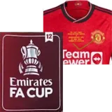 23-24 Man Utd Home FA CUP FINAL2024 Fans Soccer Jersey