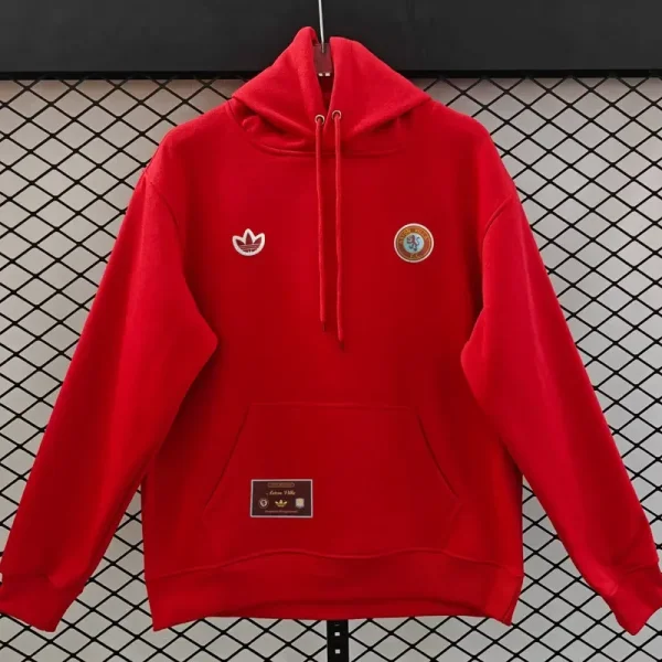 2025-26 Aston Villa Red Hoody 红色(加绒)
