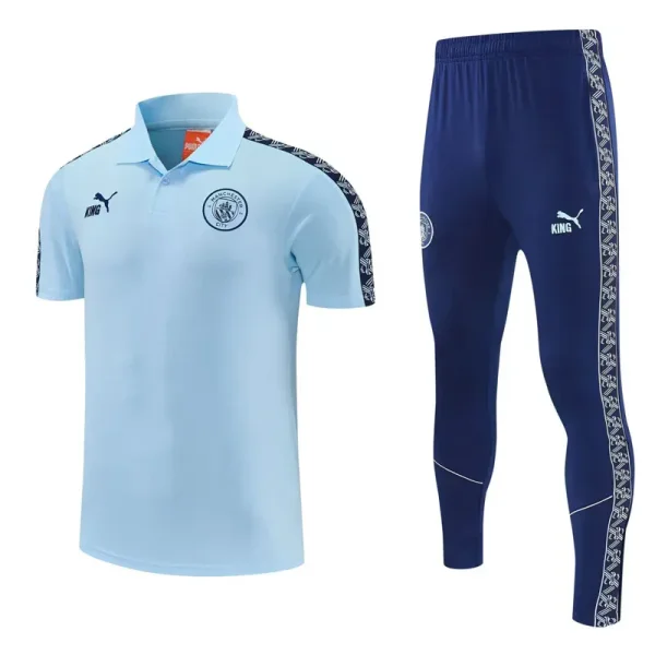 26-27 Man City Light blue Polo Tracksuit