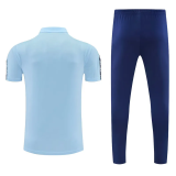 26-27 Man City Light blue Polo Tracksuit