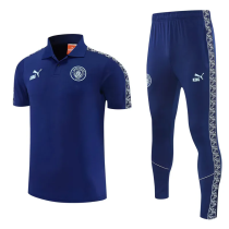 26-27 Man City Royal blue Polo Tracksuit